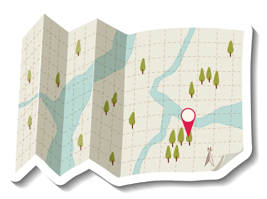 Una mappa da seguire per esplorare in sicurezza